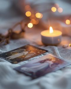 Angel card reading for divine guidance by The Mind Fairy